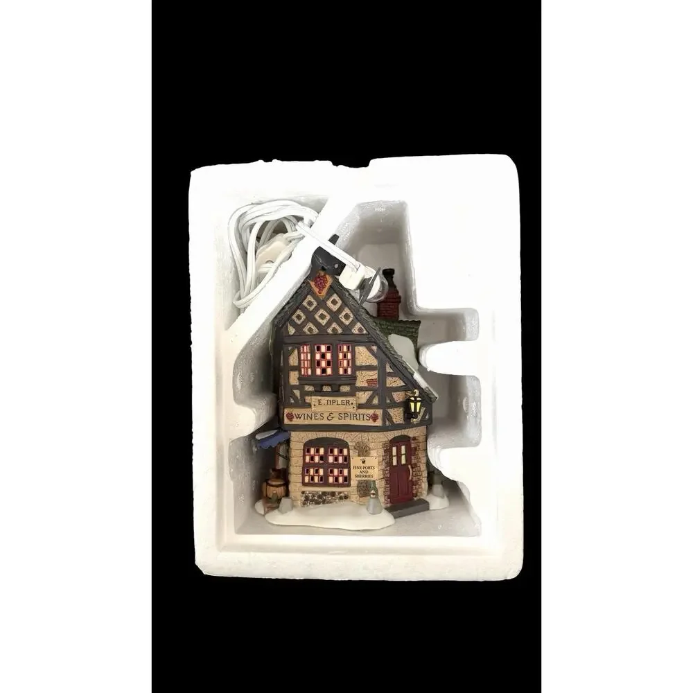 VTG 2002 Dept 56 “E. Tipler Agent for Wine and Spirits” Dickens Village #58725